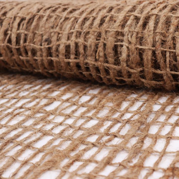 Actual product image Aquagart 36m x 1,20m Böschungsmatte Ufermatte für die Teichfolie Jutegewebe 500g 1,2m br.