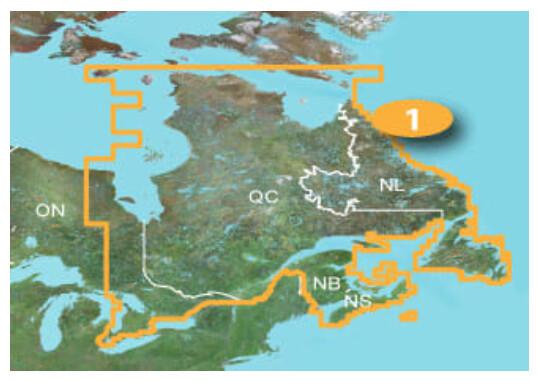 Produktbild Garmin Micro-SD/SD Topo Canada-east