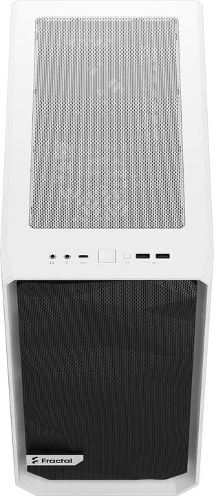 Actual product image Fractal Meshify 2 Mini White TG Clear Tint - white (mATX, DTX, Mini-ITX, Mini-DTX)