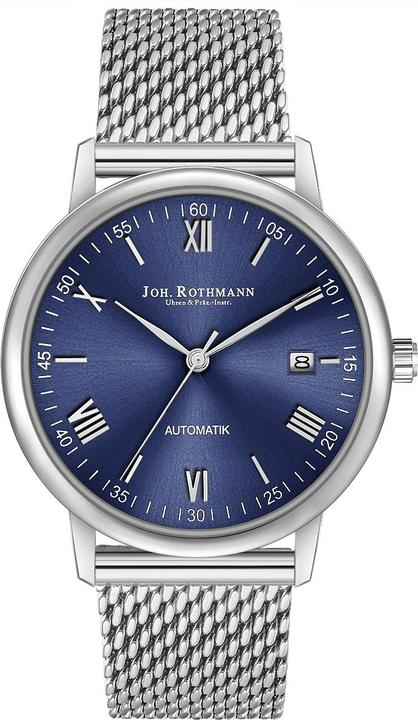 Produktbild John Rothmann Herren Automatikuhr Friedrich Edelstahl Silber - 26873 (Analoguhr, 38.50 mm)