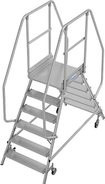 Immagine prodotto Krause Scala a piattaforma con corrimano extra alto (Scala a pioli, 225 cm)