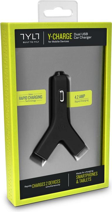 Produktbild Tylt Y-Charge Dual USB Car Charger
