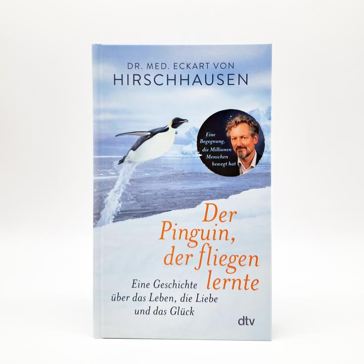 Actual product image Der Pinguin, der fliegen lernte (German, Corner species of Hirschhausen, 2025)