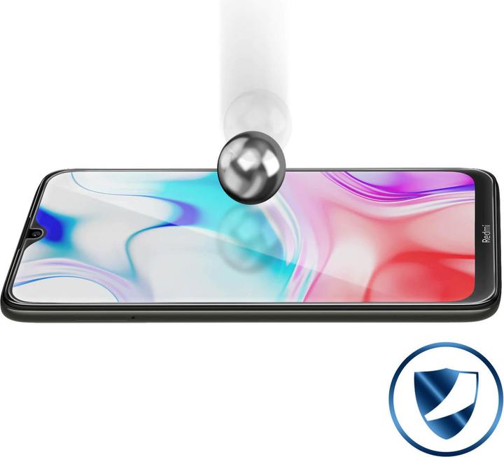 Produktbild Avizar Kristallklare Folie, Glas-Displayschutz (2 Stück, Xiaomi Redmi 8A)