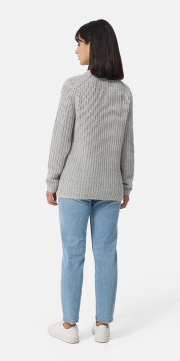 Image du produit Cash-Mere Grobgestrickter Wolle Kaschmir Rundhals Pullover (XS)