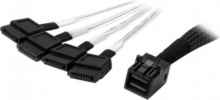 Image du produit StarTech Câble interne Mini-SAS vers SATA - SFF-8643 vers 4x SATA - 1m