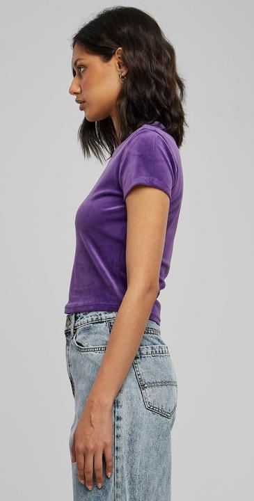 Image du produit Urban Classics Ladies Short Velvet Tee (S)