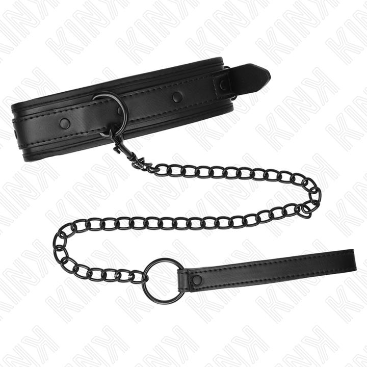 Image du produit Pipedream KINK - COLLIER DE NEOPRENE MODELE 2 AVEC GUIDE 78 CM REGLABLE 37,5 X 49,5 CM