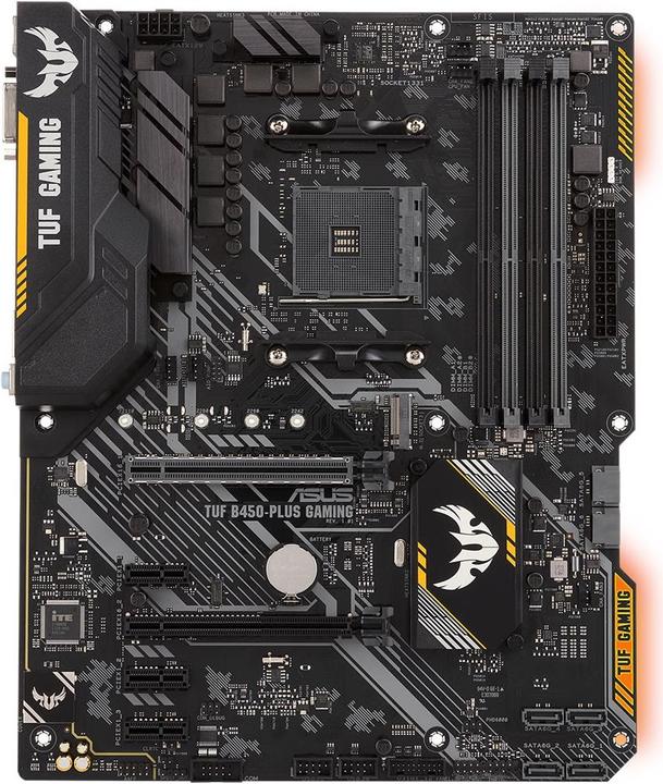 ASUS TUF B450 Plus Gaming (AM4, AMD B450, ATX)