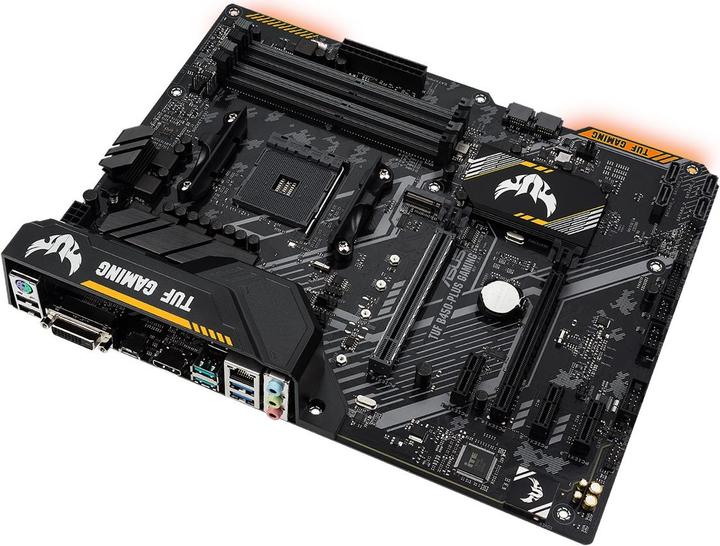 Produktbild ASUS TUF B450 Plus Gaming (AM4, AMD B450, ATX)