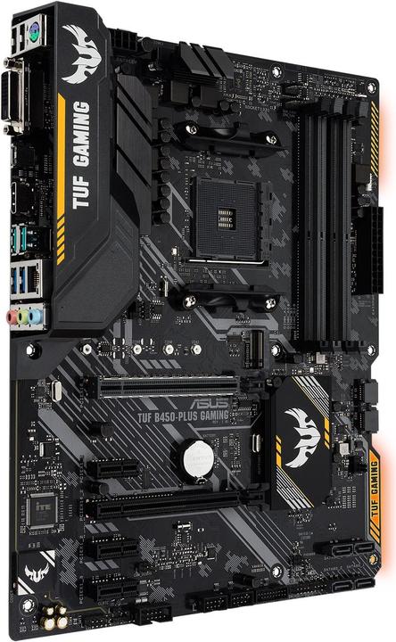 Produktbild ASUS TUF B450 Plus Gaming (AM4, AMD B450, ATX)