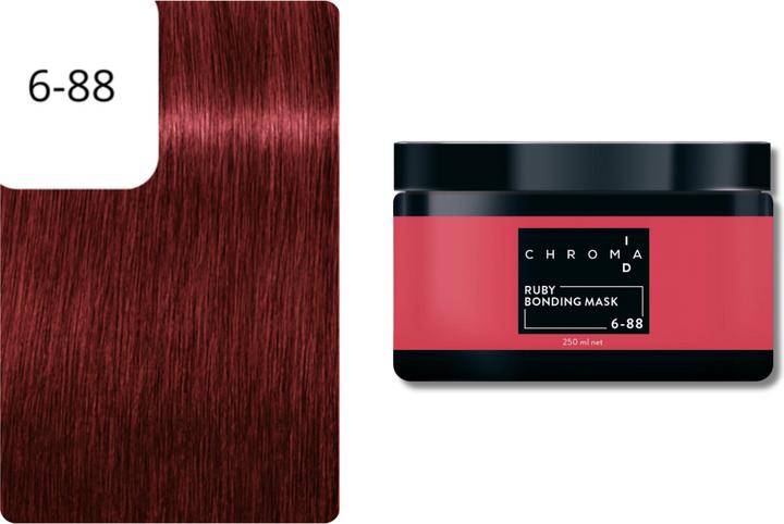 Schwarzkopf Professional SchwarzkopfChroma ID Bonding Color Mask 6-88 Dunkelblond Rot Extra (250 ml)