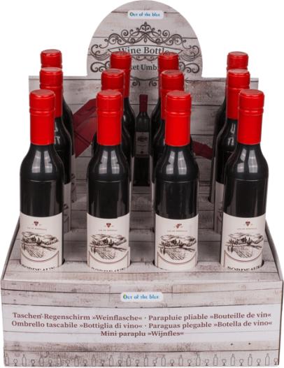 Image du produit Out of the blue Parapluie de poche Bouteille de vin