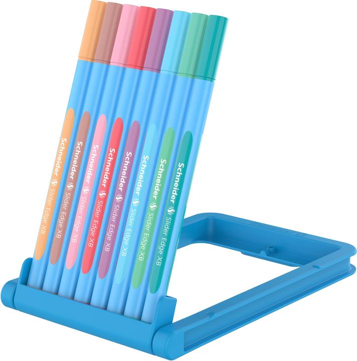 Actual product image Schneider SLIDER - EDGE - Ballpoint pen (Lilac, Ocean, Flamingo, Baby Blue, Blush, Rose, Mint, Peach, 8 x)