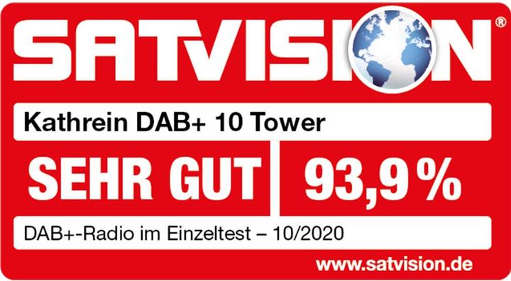 Produktbild Kathrein DAB+ 10 tower schwarz (DAB+, Bluetooth)