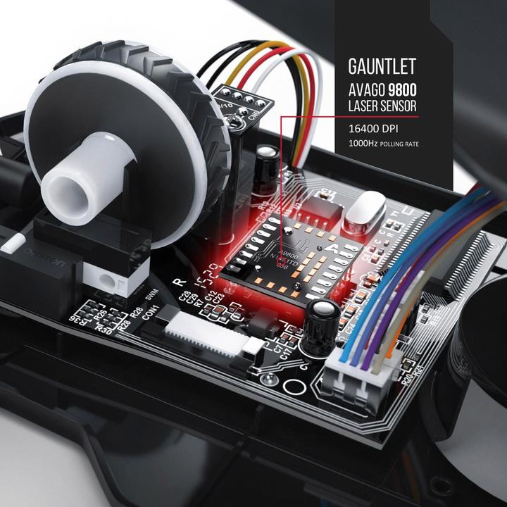 Produktbild Titanwolf Gauntlet USB MMO Gaming Maus (Kabelgebunden)