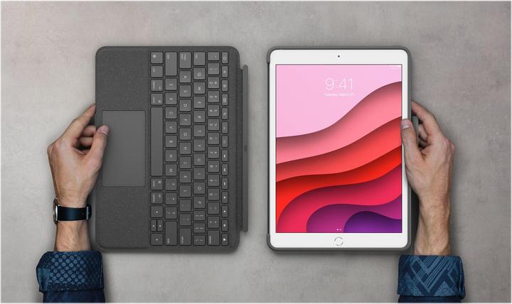 Immagine prodotto Logitech Combo Touch (DE, iPad 2019 (7° gene), iPad 2020 (8. Gen), iPad 2021 (9a generazione))