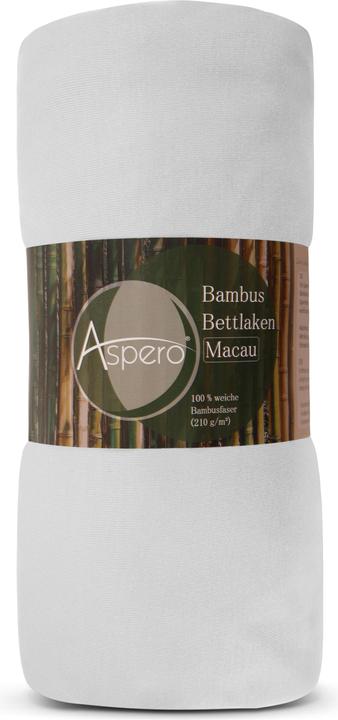 Produktbild Aspero Bambus Spannbettlaken Macau (140 x 200 x 30 cm)