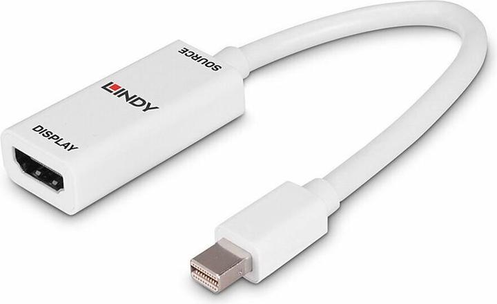 Produktbild Lindy Mini-DisplayPort an HDMI 4K Adapterkabel (passiv) (Mini DP, HDMI, 15 cm)