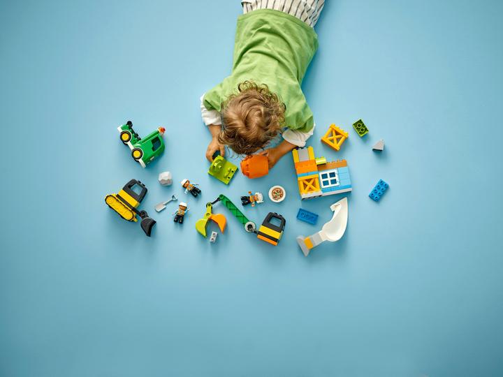Produktbild LEGO Baustelle mit Baufahrzeugen (10990)