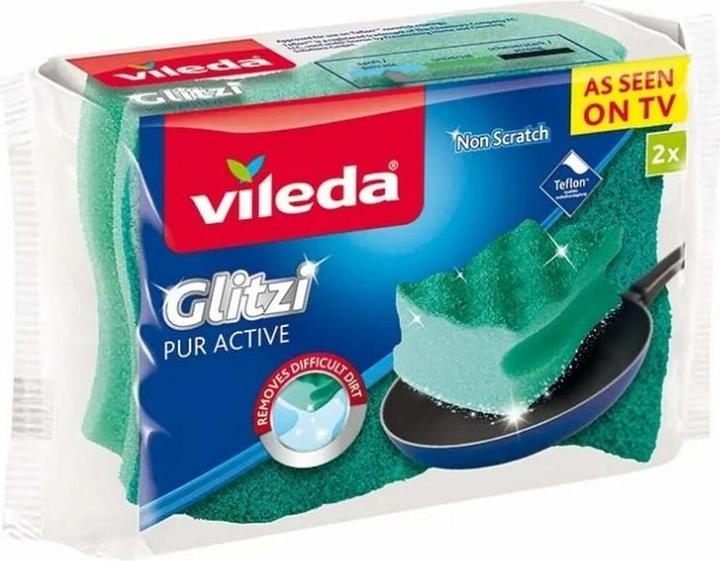 Vileda 4023103070240 Éponge à récurer polyuréthane (PU) (2 pcs)