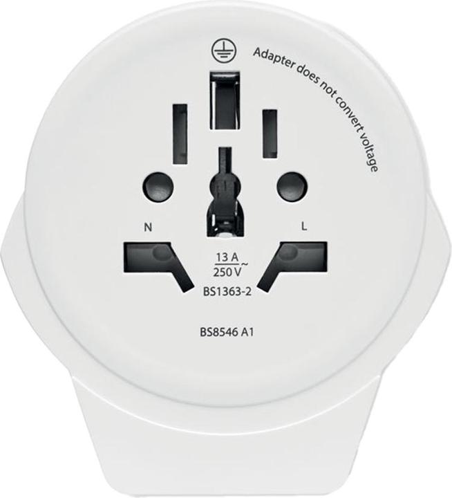 Actual product image MidOcean World To Europe Travel Adapter