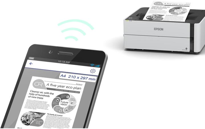Produktbild Epson ET-M1180 EcoTank (Tintentank, Schwarz-Weiss)