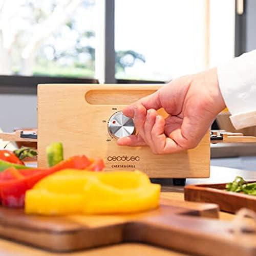 Actual product image Cecotec Raclette Cheese&Grill 8600 Wood Allstone