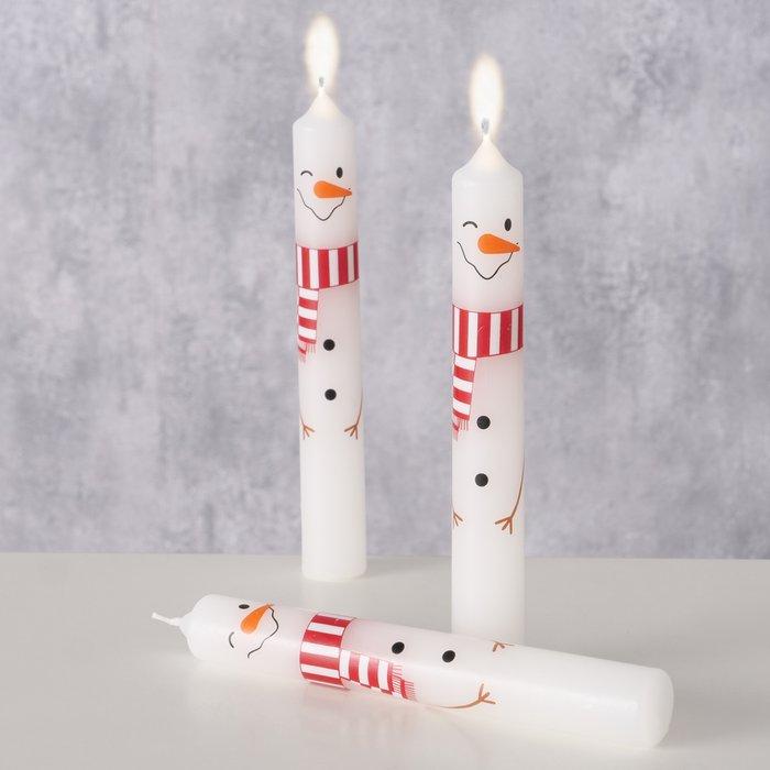 Actual product image Boltze Home Christmas candle Palina 2 pieces, red/white (3 pcs.)