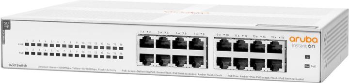 Produktbild HPE HP Switch 1430 16G PoE 124W 16x10/100/1000 PoE (16 Ports)