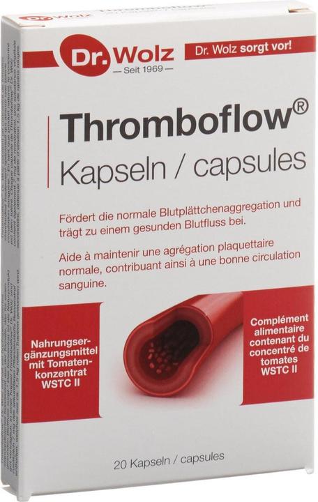 Produktbild Thromboflow Dr. Wolz Kapsel (20 Stück, Kapseln, 25 g)