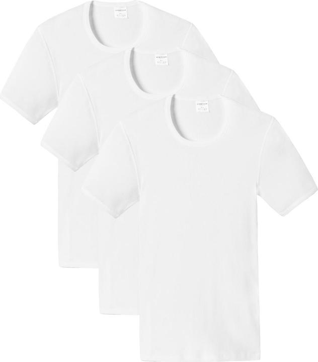 Produktbild Schiesser 3er Pack Cotton Essentials Doppelripp Shirt (L)