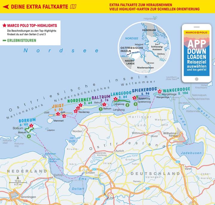 Actual product image Reiseführer Ostfriesische Inseln, Baltrum, Borkum, Juist, Langeoog, Norderney (German, Volker Kühn, Klaus Bötig, 2023)