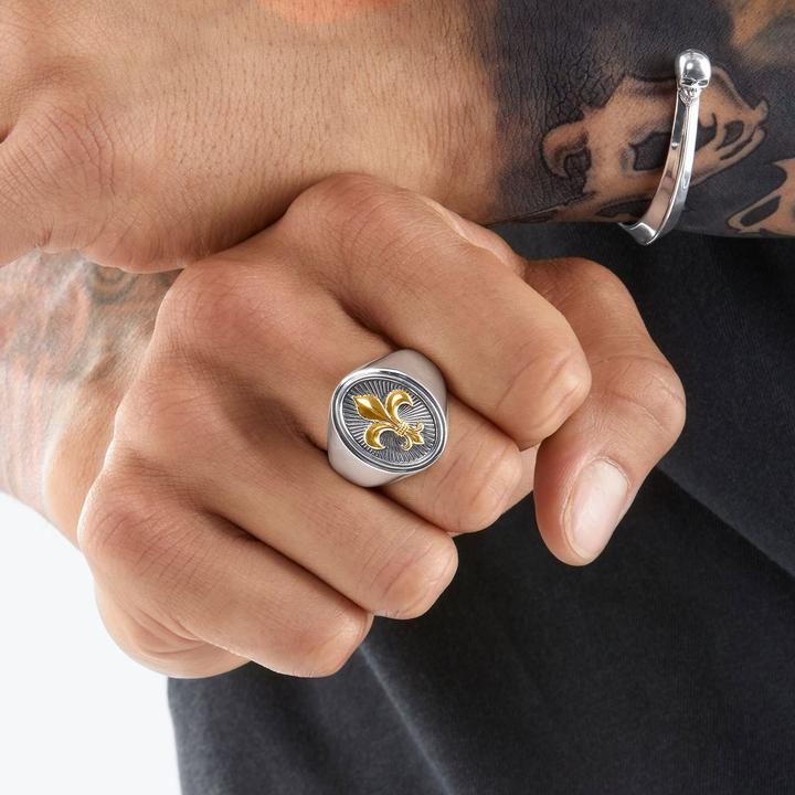 Produktbild Thomas Sabo Ring Bourbonische Lilie Gold (56)