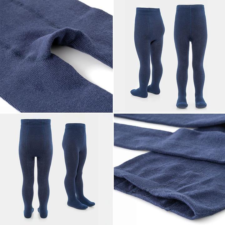 Actual product image La Loona LaLoona baby tights tights 2-pack - Navy - (50/56)