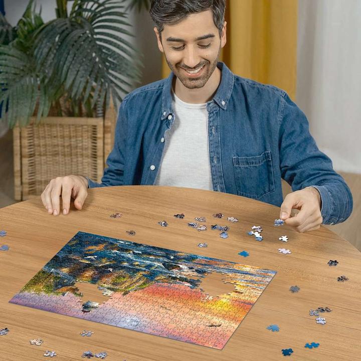 Produktbild Ravensburger Leuchtturm am Abend (500 Teile)