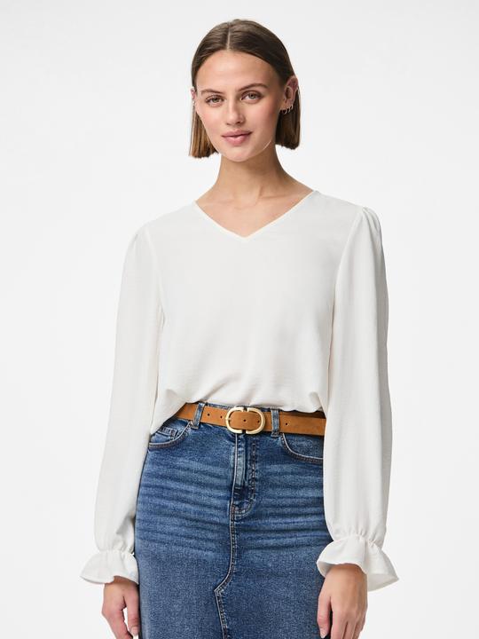 Produktbild Pieces Pctiffany Ls V-Neck Top Noos Bc (L)