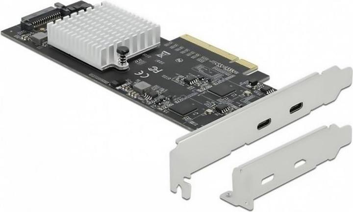 Actual product image Delock PCI Express Card USB 3.2 Gen2x2 - 2x USB-C Dual Channel