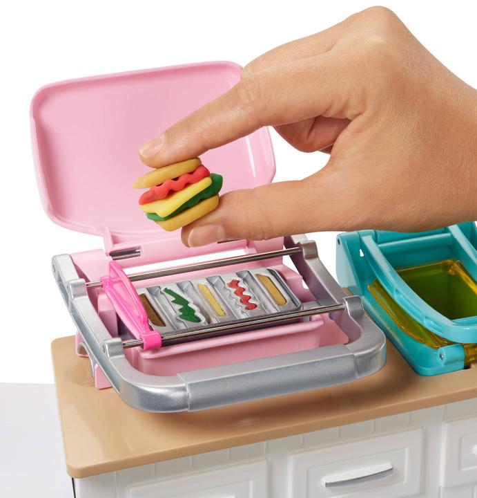 Actual product image Barbie Deluxe kitchen play set & doll