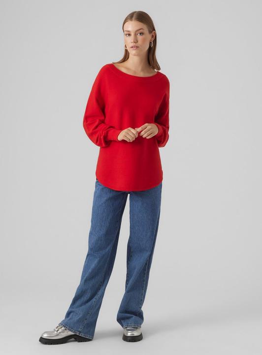 Image du produit Vero Moda VMNANCY LS BOATNECK PULLOVER GA EXC Pull en maille (XS)