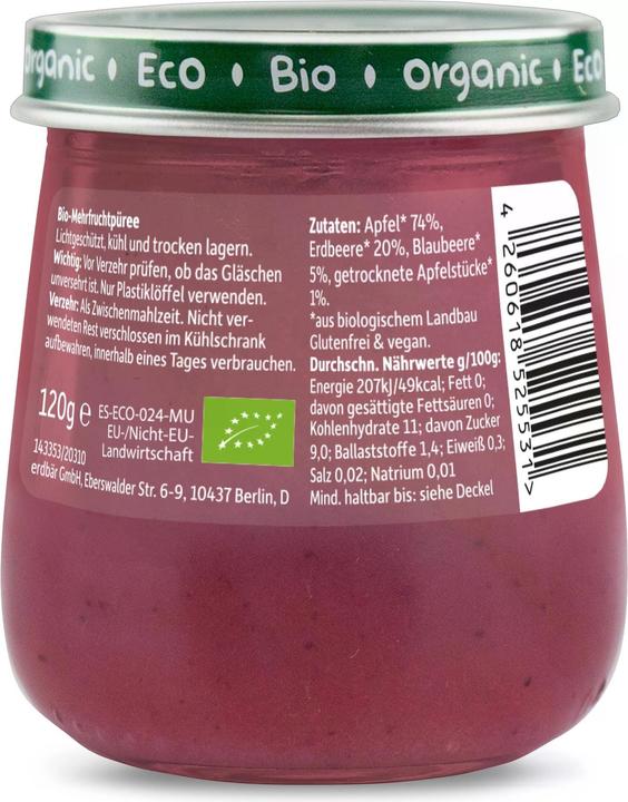 Image du produit Freche Freunde Pomme Terre Bleue 6M (120 g)