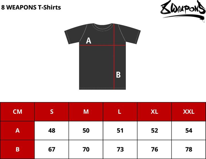 Actual product image 8Weapons Yantra T-Shirt Schwarz (L)
