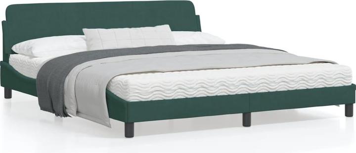 Actual product image VidaXL Bed frame with velvet headboard (180 x 200 cm)