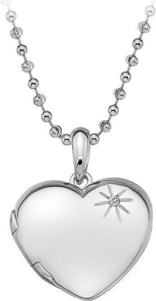 Produktbild Hot Diamonds Herz Memories Medaillon (Silber 925, 45 cm)