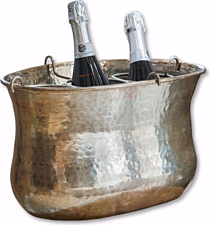 Image du produit Loberon Seau à champagne Montgomery argent antique