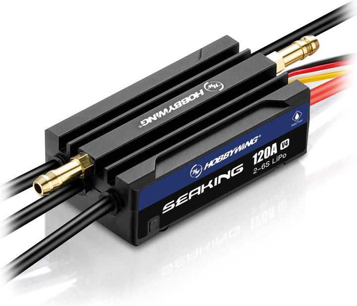 Image du produit Hobbywing Seaking 120A Bootsregler V4 2-6s LiPo