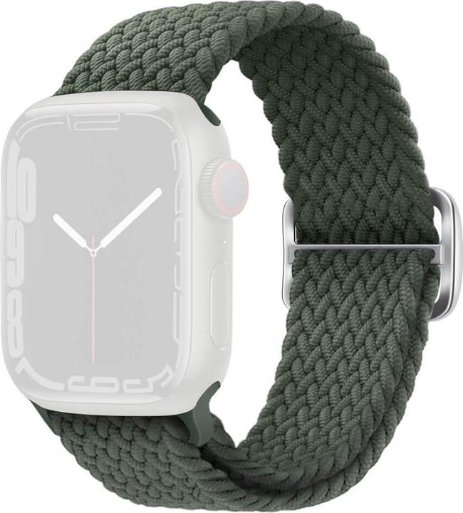 Produktbild Cover-Discount Apple Watch 44/45/46/49mm - Nylon Stoff Ersatzarmband geflochten (Nylon)