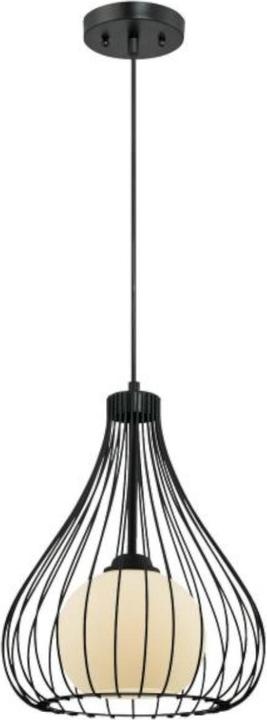 Immagine prodotto Westinghouse Lampada a sospensione Cage Glass Ball Nero Opaco con 1 Lampada (E27)