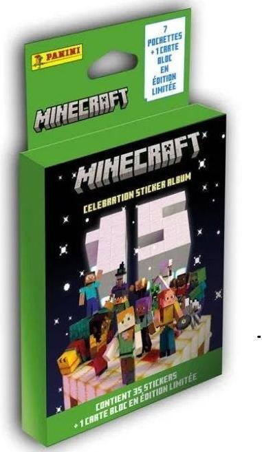 Panini Minecraft Celebration Sticker - Ecoblister (Booster Pack)