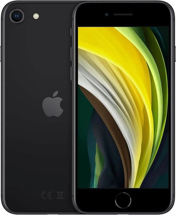 Re!commerce iPhone SE 2020 (64 GB, Black, Schwarz, 4.70", 12 Mpx, SIM + eSIM, A / Wie neu)